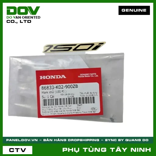 MARK CHỮ (150 FI) — 86833K02900ZB