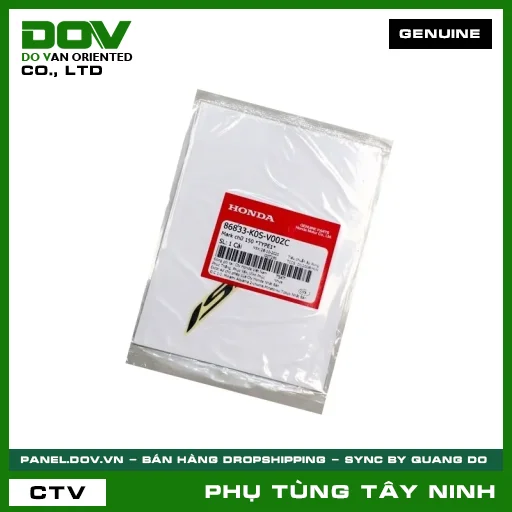 MARK CHỮ 150 *NHC26* — 86833K0SV00ZC