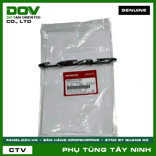 TEM CHỮ ỐP SƯỜN TRÁI — 86833K12900