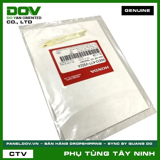 MARK CHỮ 125 *NHA76M* — 86833K77V50ZA