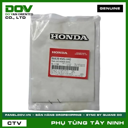 MARK CHỮ HONDA 65MM — 86839KVGV40