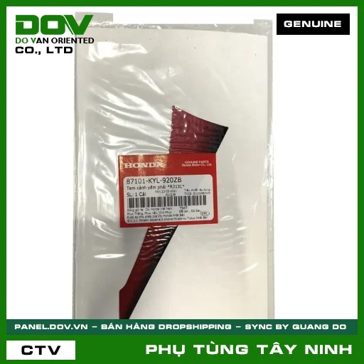TEM CÁNH YẾM PHẢI *R313C* — 87101KYL920ZB