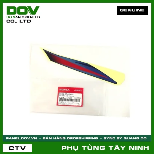 TEM MẶT NẠ PHẢI *PB171MU* — 87102KFL830ZA