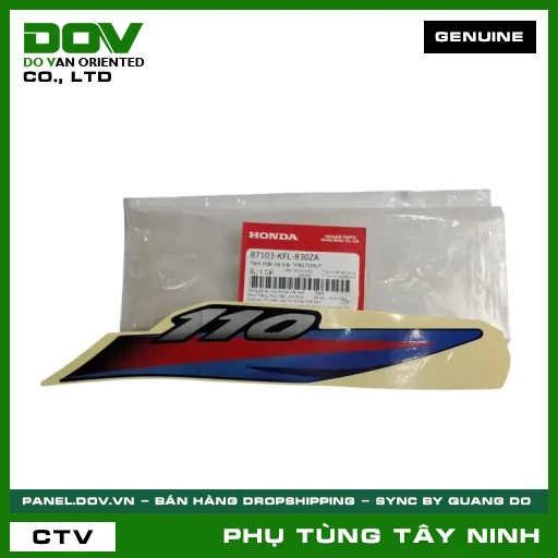 TEM MẶT NẠ TRÁI *PB171MU* — 87103KFL830ZA