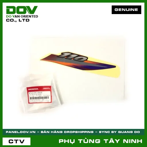 TEM MẶT NẠ TRÁI *R203M* — 87103KFL830ZE