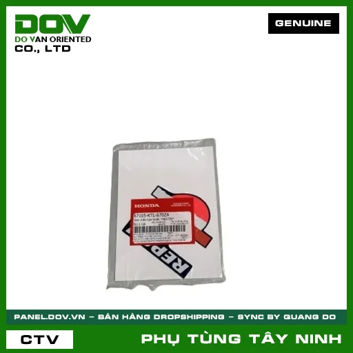 TEM DÈ (CHẮN BÙN) TRƯỚC *PB373M* — 87105KTL670ZA