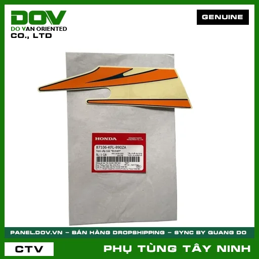 TEM CỐP TRÁI *B154M* — 87106KFL890ZA