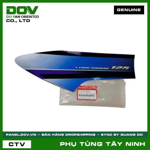 TEM A ỐP SƯỜN PHẢI*RP138M* — 87106KTM900ZD