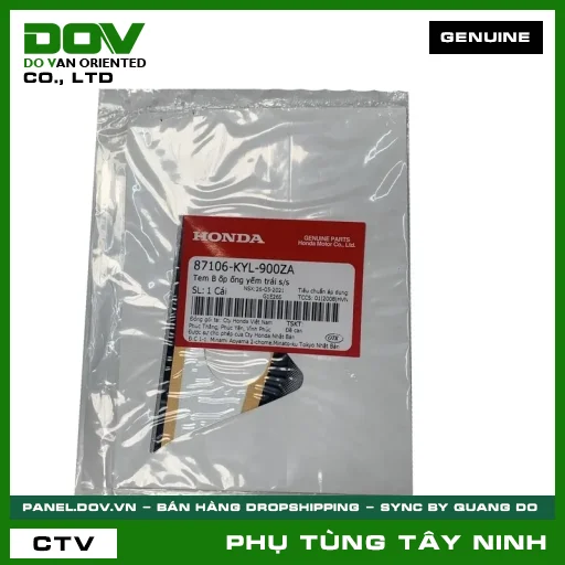 TEM B ỐP ỐNG YẾM TRÁI S/S — 87106KYL900ZA