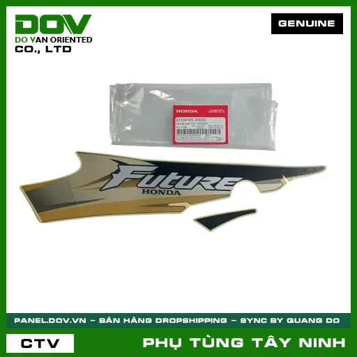 TEM ỐP SƯỜN TRÁI *YR183M* — 87108KFL830ZC