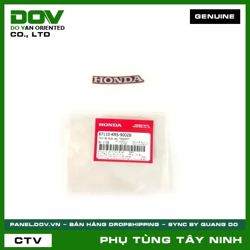 TEM ỐP ĐUÔI SAU *R203M* — 87110KRS900ZB