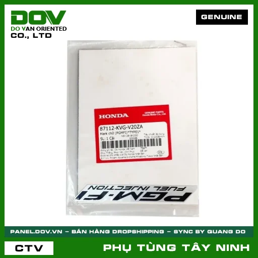 MARK CHỮ (PGMFI) *NH411* — 87112KVGV20ZA