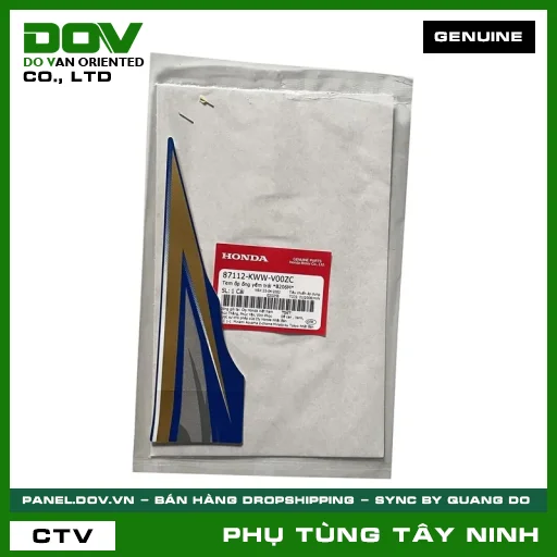 TEM ỐP ỐNG YẾM TRÁI *B206M* — 87112KWWV00ZC