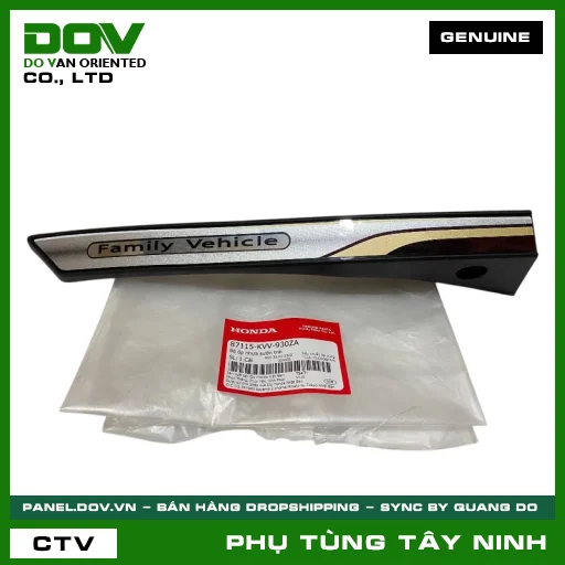 BỘ ỐP NHỰA SƯỜN TRÁI — 87115KVV930ZA