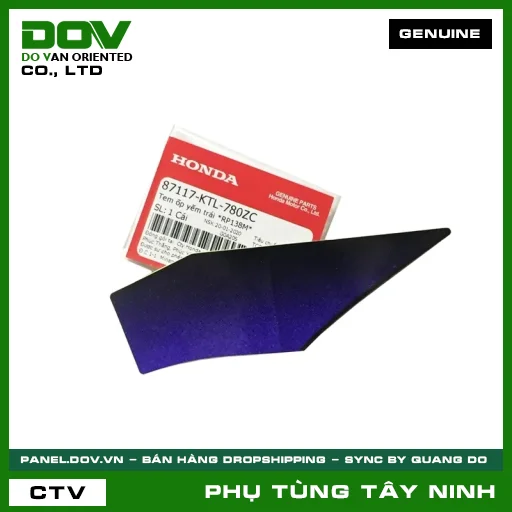 TEM ỐP YẾM TRÁI *RP138M* — 87117KTL780ZC