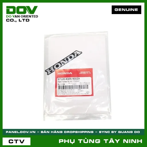 MARK HONDA 75 MM *NHA30* — 87120KWN900ZA