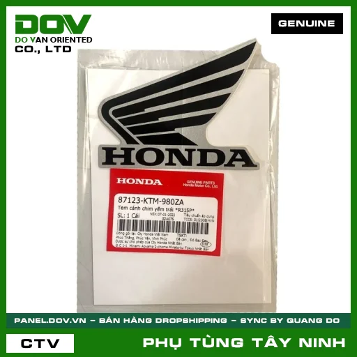 TEM CÁNH CHIM YẾM TRÁI *R315P* — 87123KTM980ZA