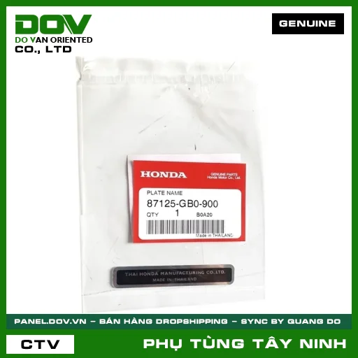 TEM SẢN PHẨM — 87125GB0900