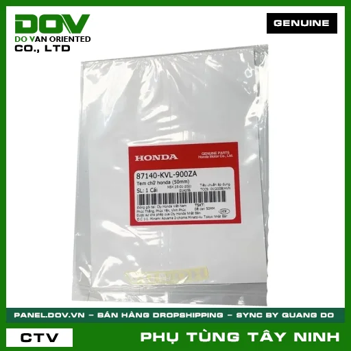 TEM CHỮ HONDA (50MM) — 87140KVL900ZA
