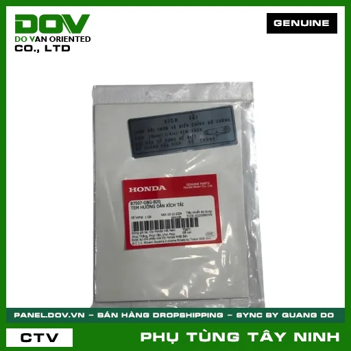 TEM HƯỚNG DẪN SÊN TẢI — 87507GBGB20