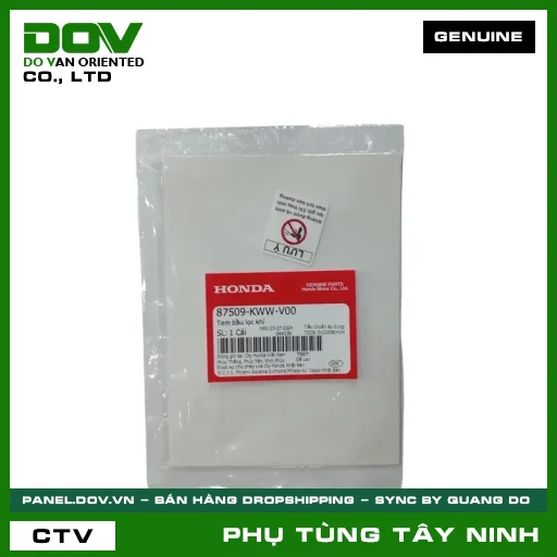 TEM BẦU LỌC GIÓ — 87509KWWV00