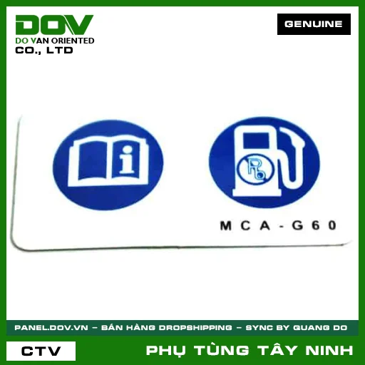 TEM HƯỚNG DẪN NHIÊN LIỆU — 87586MCAG60