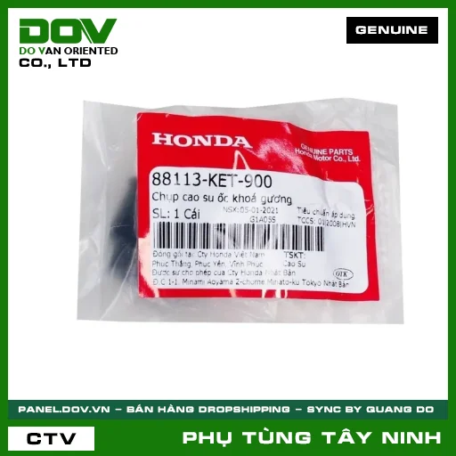 CHỤP CAO SU ỐC KHOÁ GƯƠNG — 88113KET900