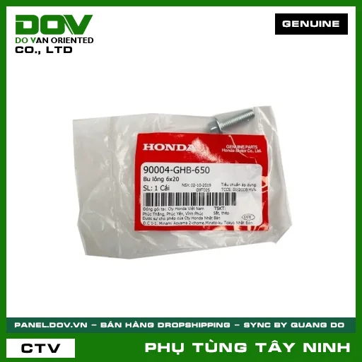 BU LÔNG (ỐC) 6X20 — 90004GHB650