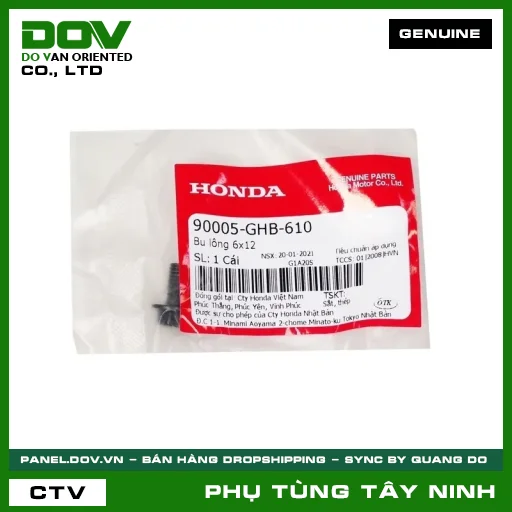 BU LÔNG (ỐC) 6X12 — 90005GHB610