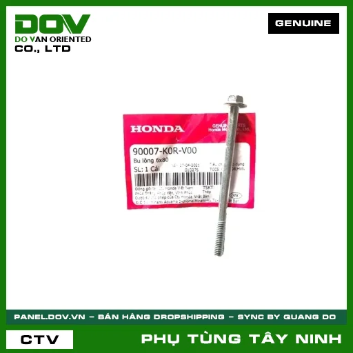BU LÔNG (ỐC) 6X80 — 90007K0RV00