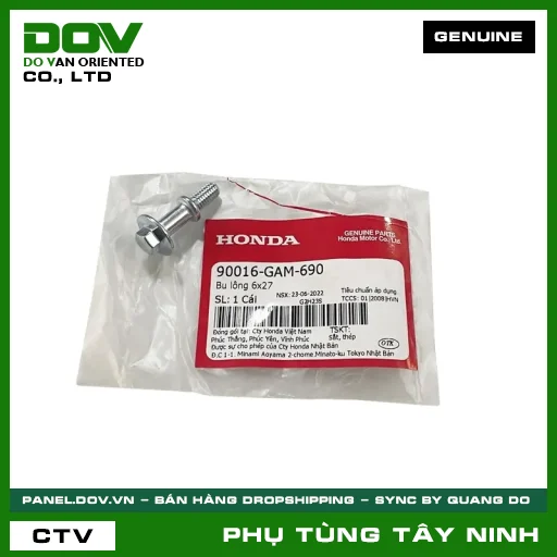 BU LÔNG (ỐC) 6X27 — 90016GAM690