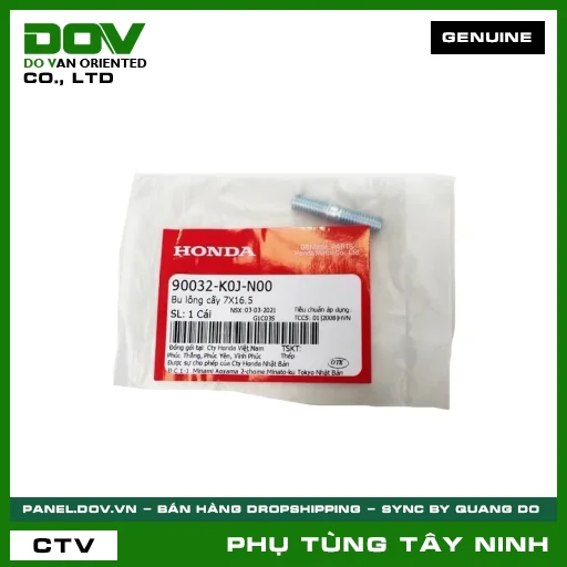 BU LÔNG (ỐC) CẤY 7X16.5 — 90032K0JN00