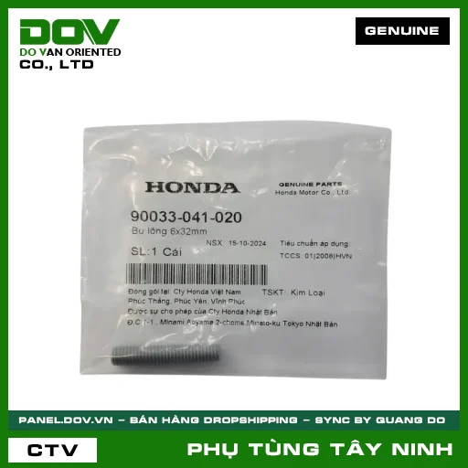 BU LÔNG (ỐC) 6X32MM — 90033041020