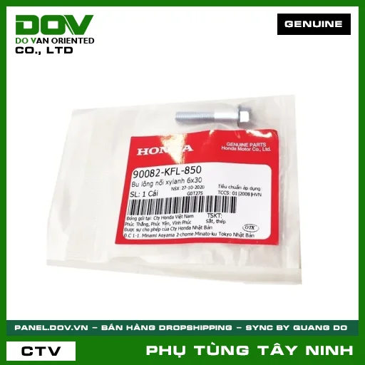BU LÔNG (ỐC) NỐI XYLANH 6X30 — 90082KFL850