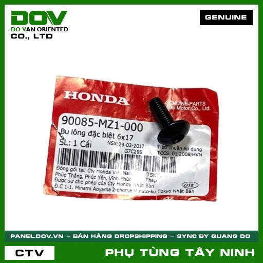 BU LÔNG (ỐC) ĐẶC BIỆT 6X17 — 90085MZ1000