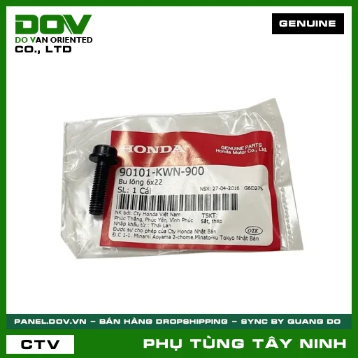 BU LÔNG (ỐC) 6X22 — 90101KWN900