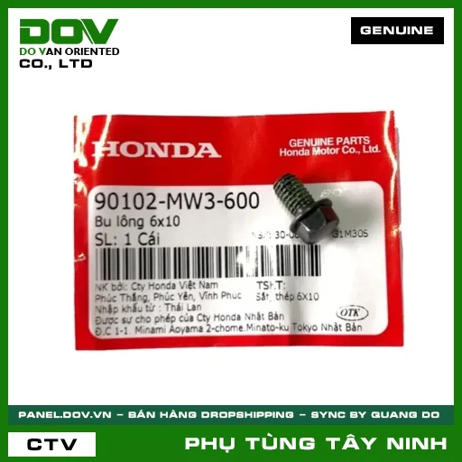 BU LÔNG (ỐC) 6X10 — 90102MW3600