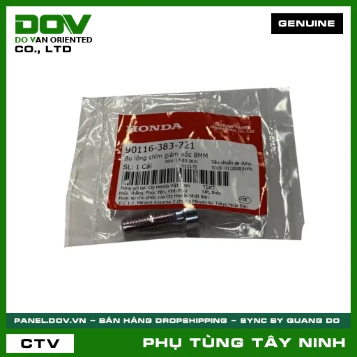 BU LÔNG (ỐC) CHÌM PHUỘC - GIẢM XÓC 8MM — 90116383721