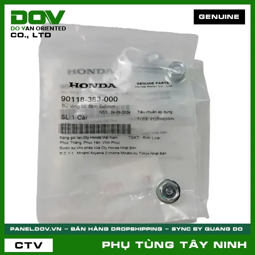 BU LÔNG (ỐC) CÓ ĐỆM 6X6MM — 90118383000