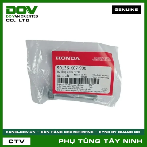BU LÔNG (ỐC) CHÌM 8X50 — 90136K07900