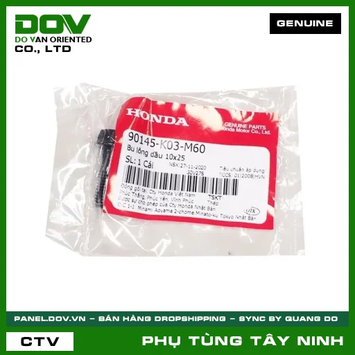 BU LÔNG (ỐC) NHỚT 10X25 — 90145K03M60