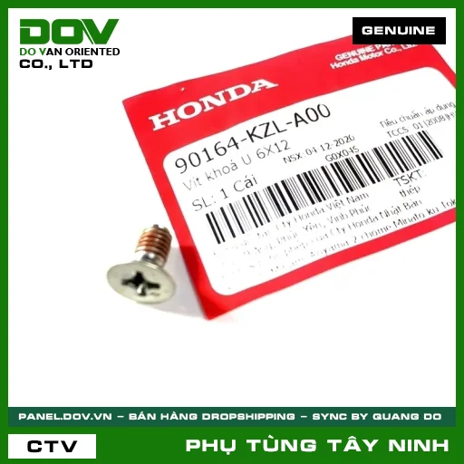 VÍT KHOÁ U 6X12 — 90164KZLA00
