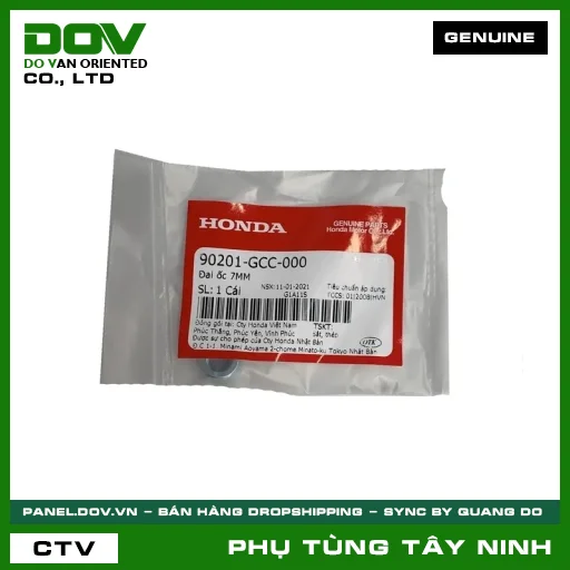 ĐAI ỐC (Ê CU) 7MM — 90201GCC000