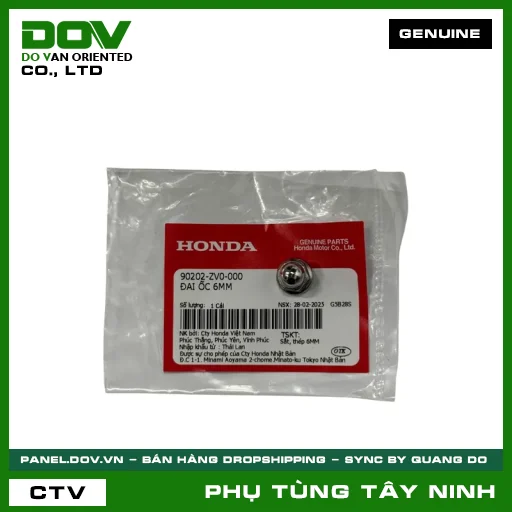 ĐAI ỐC (Ê CU) 6MM — 90202ZV0000