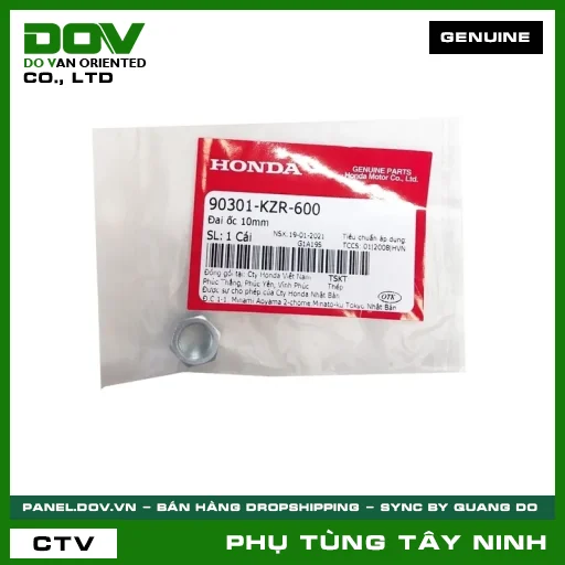 ĐAI ỐC (Ê CU) 10MM — 90301KZR600