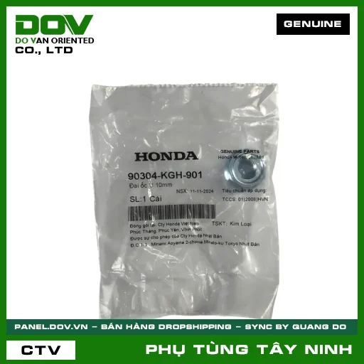 ĐAI ỐC (Ê CU) U 10MM — 90304KGH901