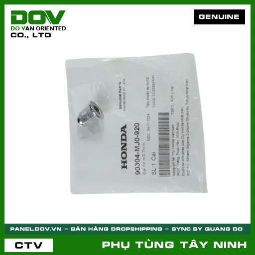 ĐAI ỐC (Ê CU) MŨ 7MM — 90304MJ0920