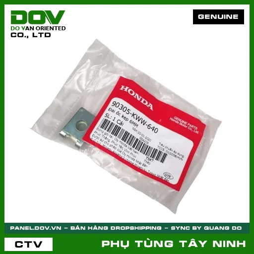ĐAI ỐC (Ê CU) KẸP 6MM — 90305KWW640