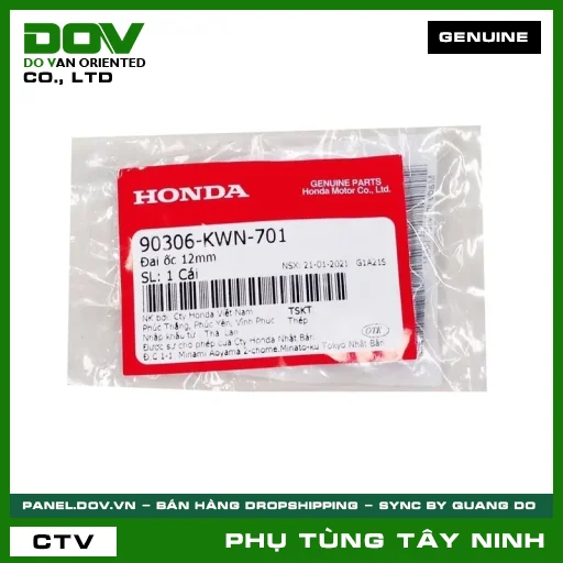 ĐAI ỐC (Ê CU) 12MM — 90306KWN701