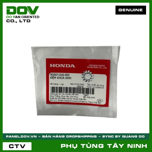 ĐỆM KHOÁ 6MM — 90307GJ6003